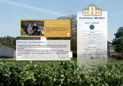 Site Internet du Château Muret